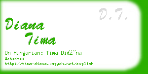 diana tima business card